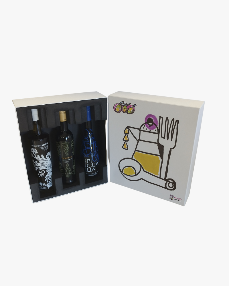 Estuche AOVE 3 botellas 500ml A3