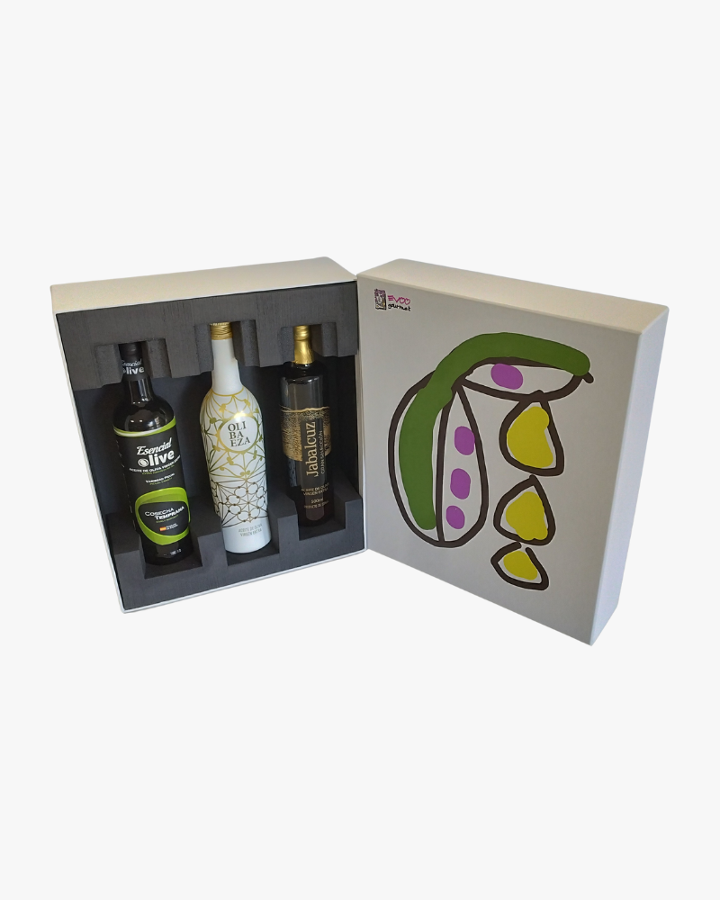 Estuche AOVE 3 botellas 500ml A6