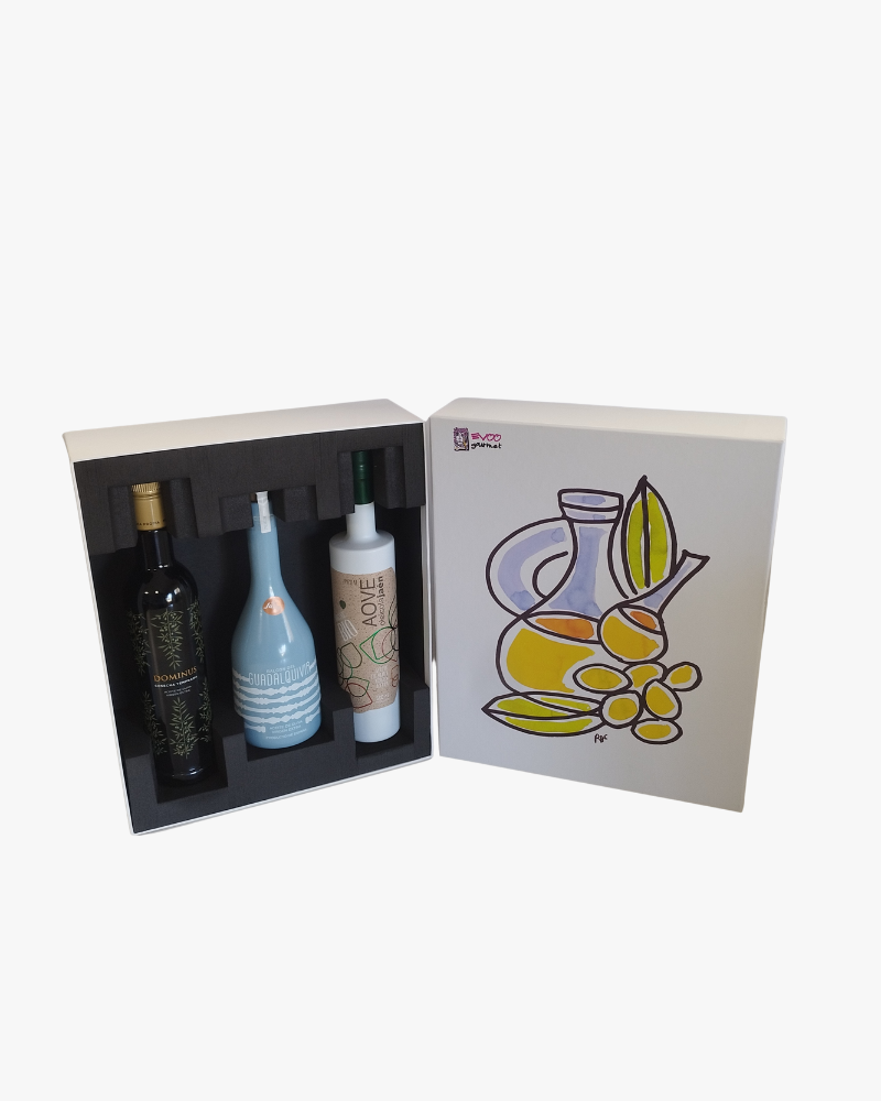 Estuche AOVE 3 botellas 500ml A7-3