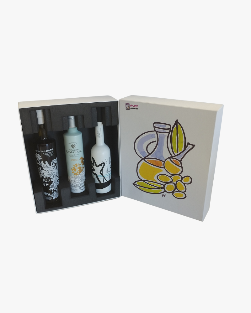 Estuche AOVE 3 botellas 500ml A9