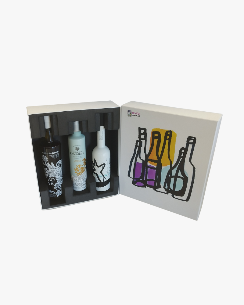 Estuche AOVE 3 botellas 500ml A9