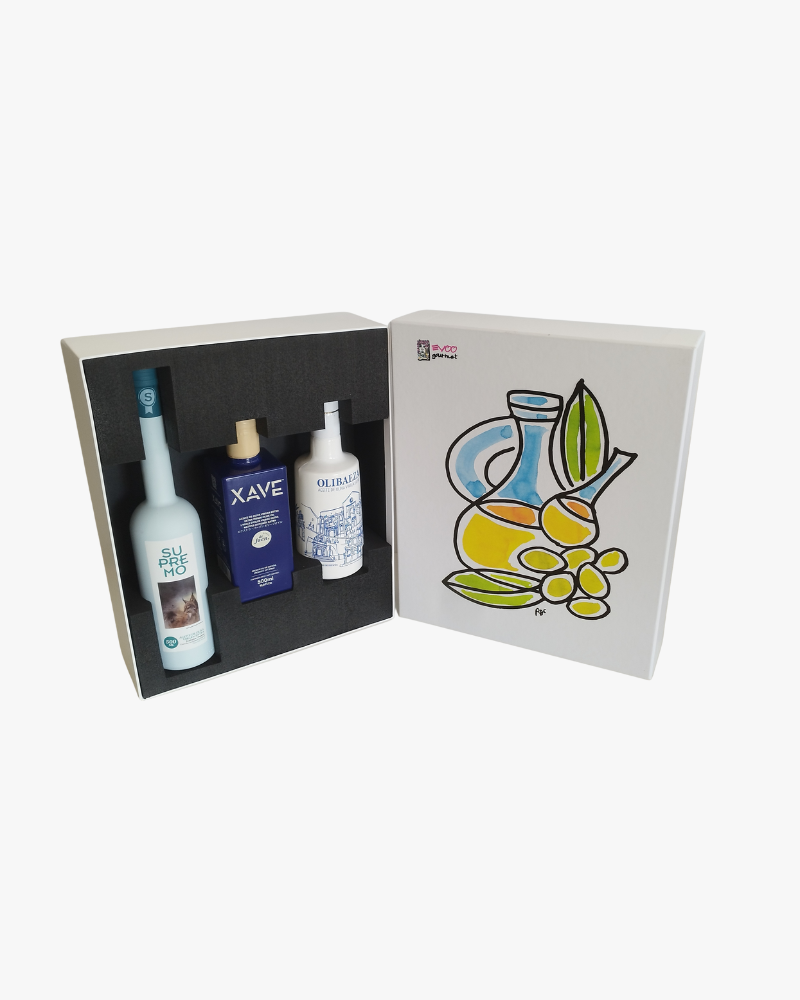 Estuche AOVE 3 botellas 500ml A11-2