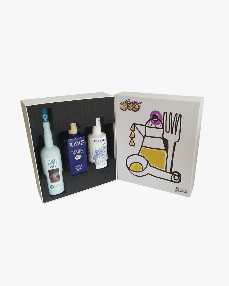 Estuche AOVE 3 botellas 500ml A11-2
