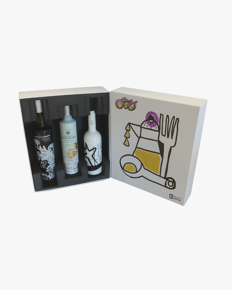 Estuche AOVE 3 botellas 500ml A9