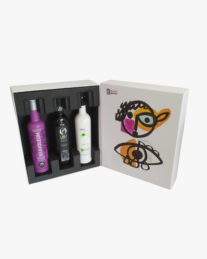 Estuche AOVE 3 botellas 500ml A4