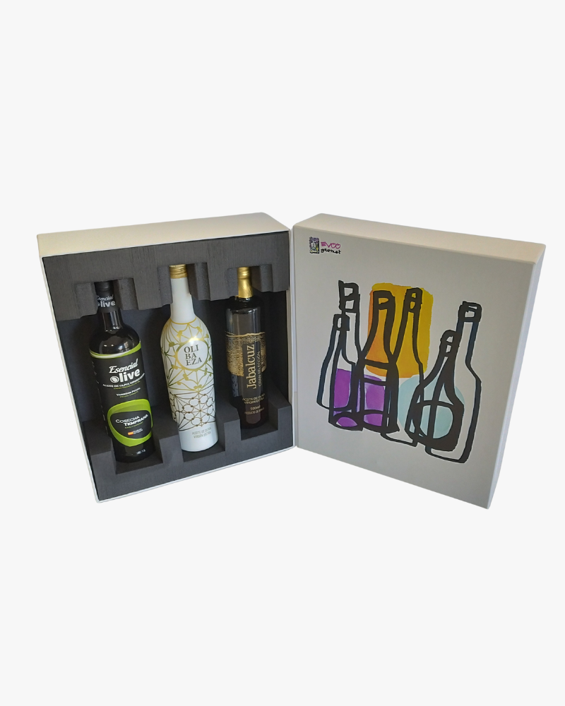 Estuche AOVE 3 botellas 500ml A6