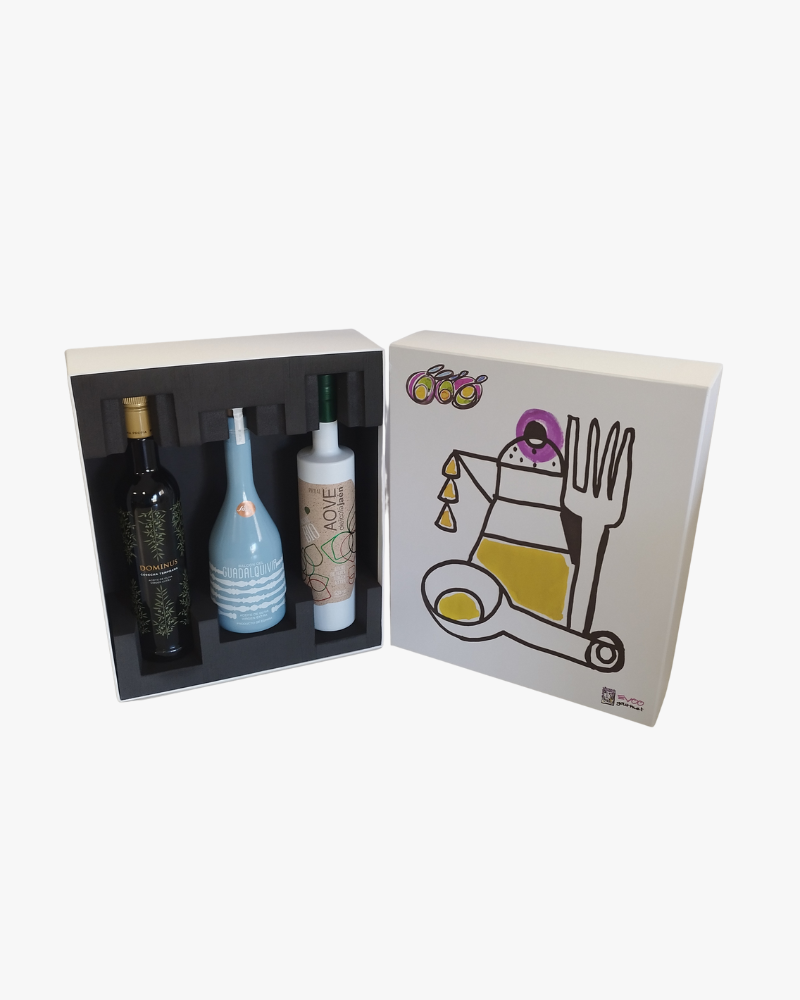 Estuche AOVE 3 botellas 500ml A7-3