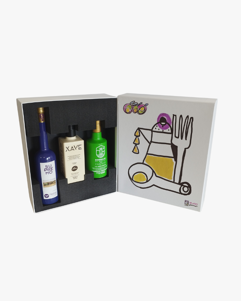 Estuche AOVE 3 botellas 500ml A11-1
