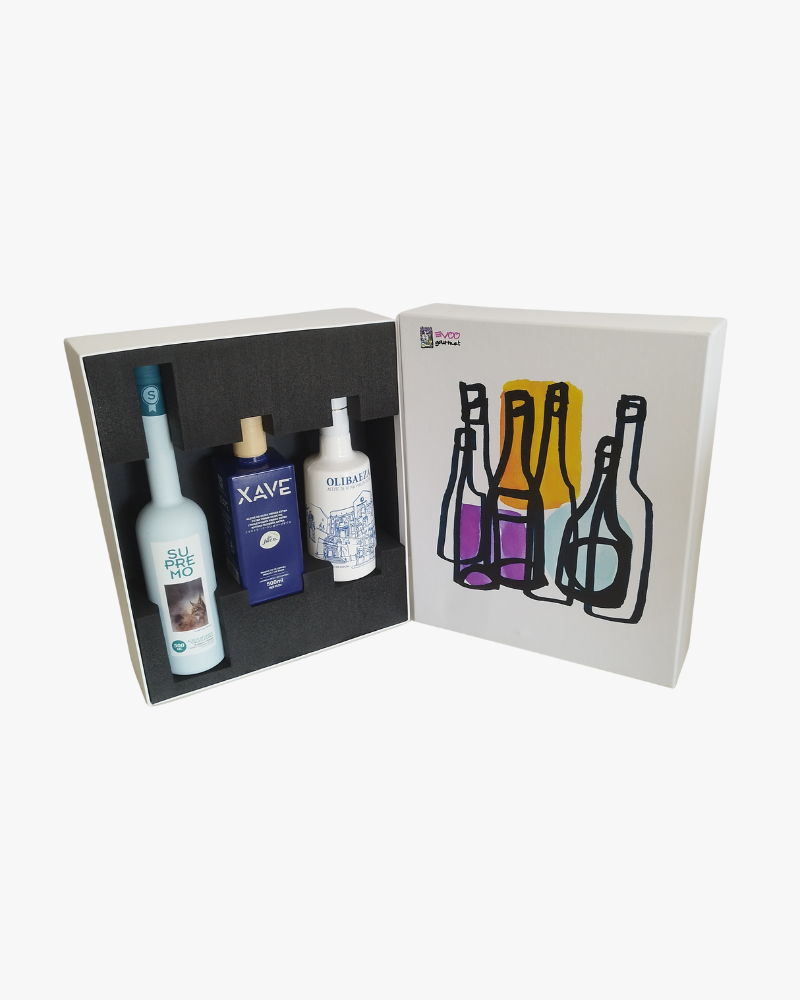 Estuche AOVE 3 botellas 500ml A11-2