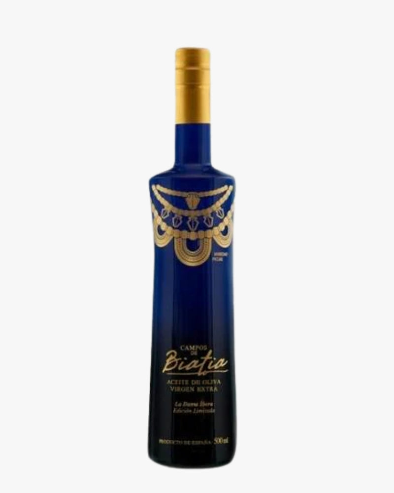 AOVE Campos de Biatia Dama Íbera Picual Verde 500 ml