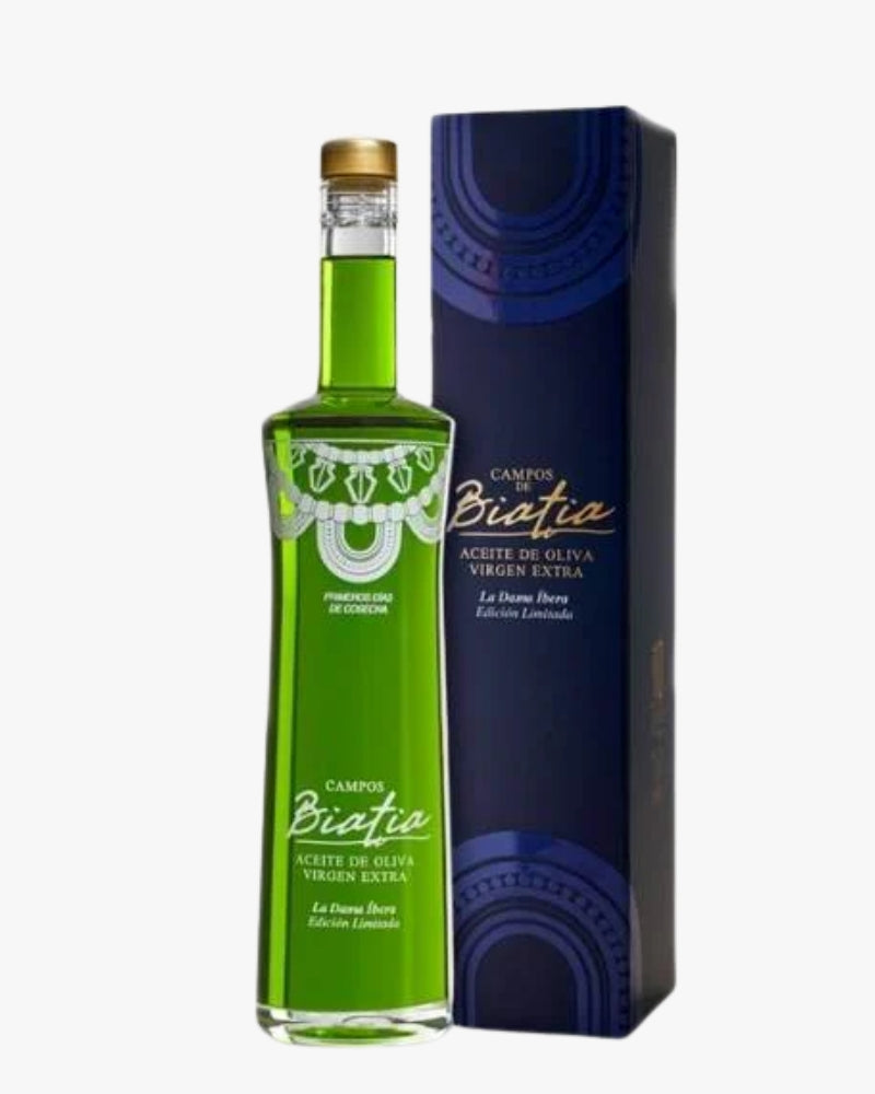 AOVE Campos de Biatia Dama Íbera Picual Verde 500 ml
