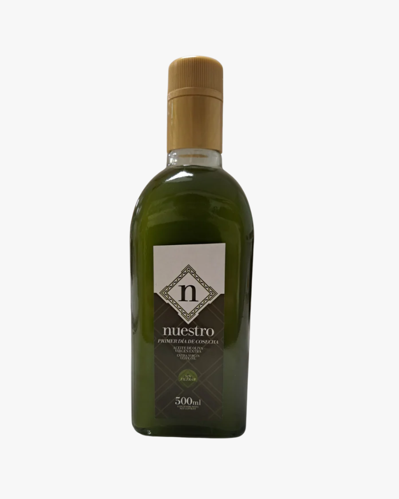 Aceite Virgen Extra 500ml (Sin Filtrar) "Nuestro" – Primer día de cosecha
